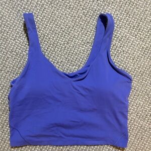 lululemon athletica Blue Tank Top